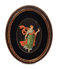 A Set of Four Framed Prints Depicting the Four Seasons