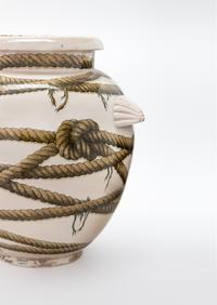 Le Funi Monumental Handeled Urn produced by Richard Ginori, Italy, c. 1927