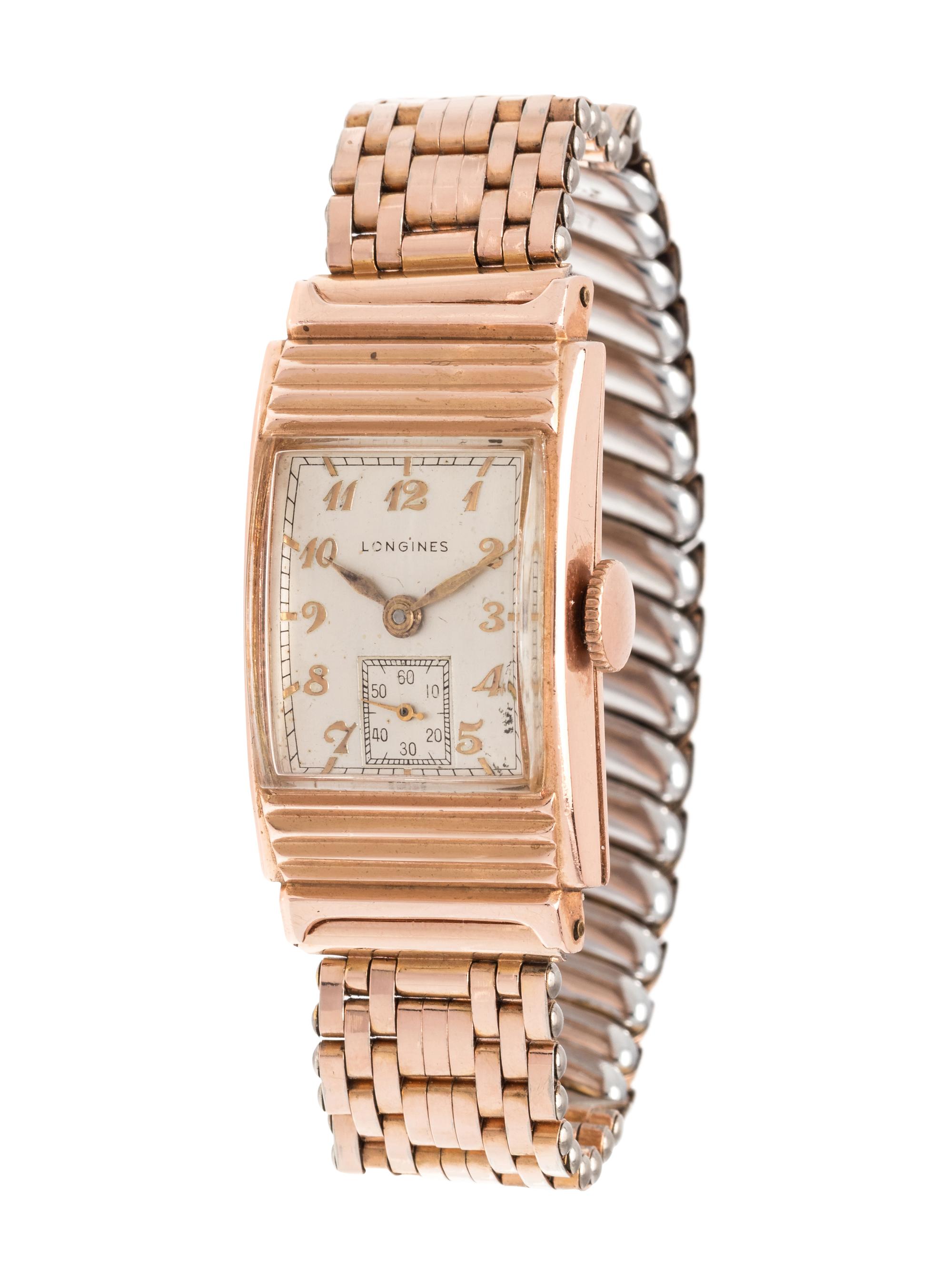 LONGINES, VINTAGE, 14K PINK GOLD WRISTWATCH