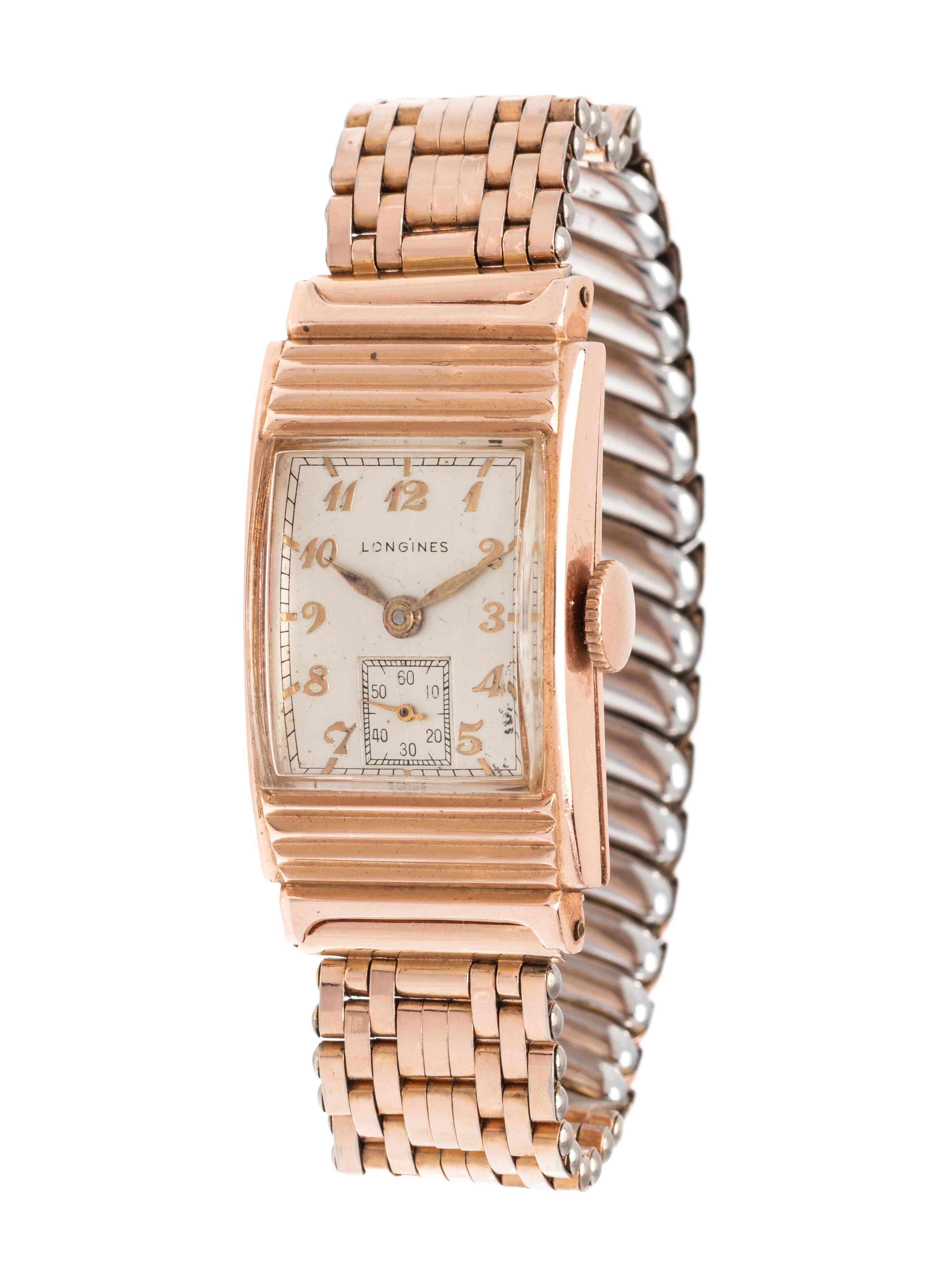 LONGINES, VINTAGE, 14K PINK GOLD WRISTWATCH
