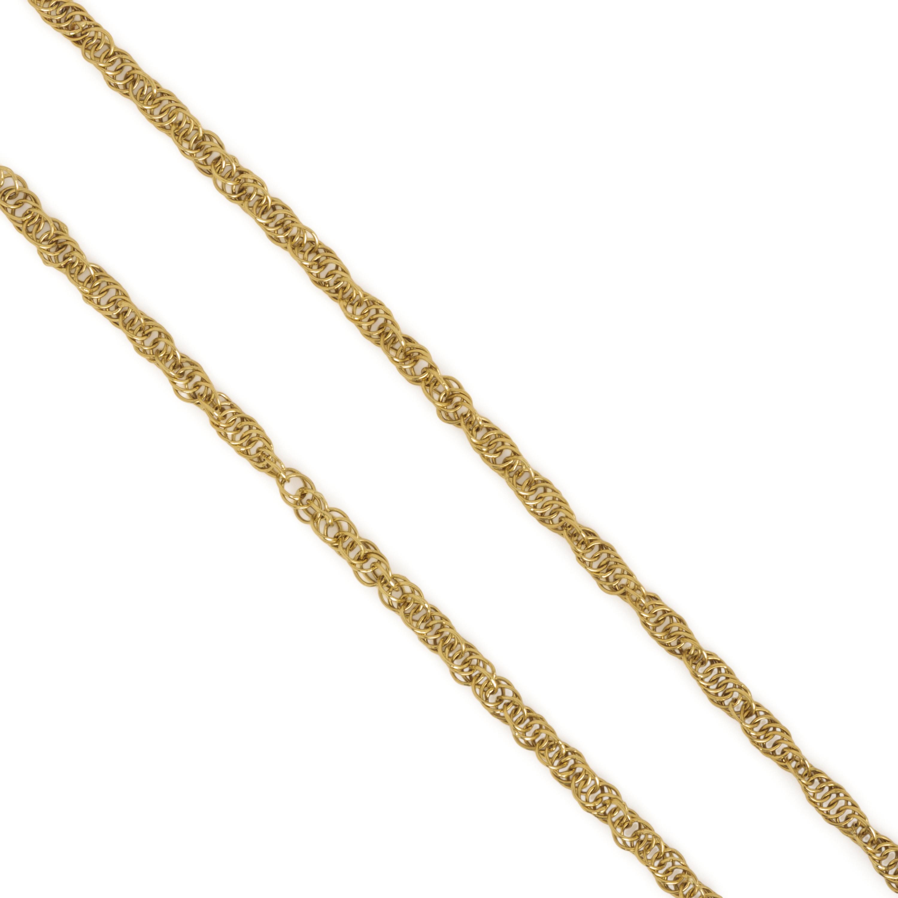 Yellow Gold Chain Necklace