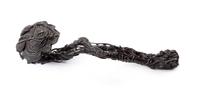 A Large Carved Zitan Wood Ruyi Scepter Length 21 inches. — 20TH CENTURY