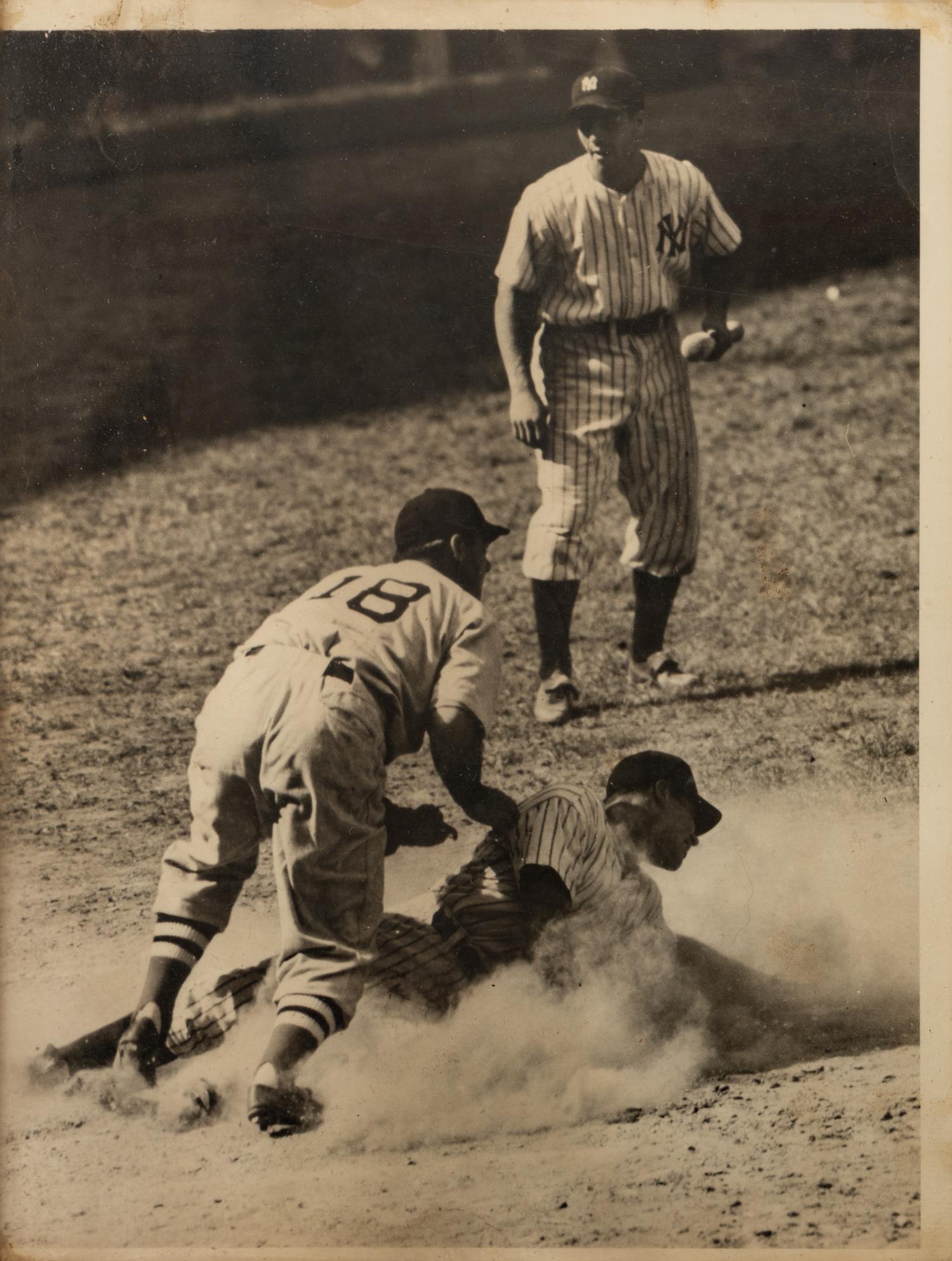 A Group of Original 1930-40s Baseball International News Photographs,