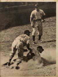A Group of Original 1930-40s Baseball International News Photographs,
