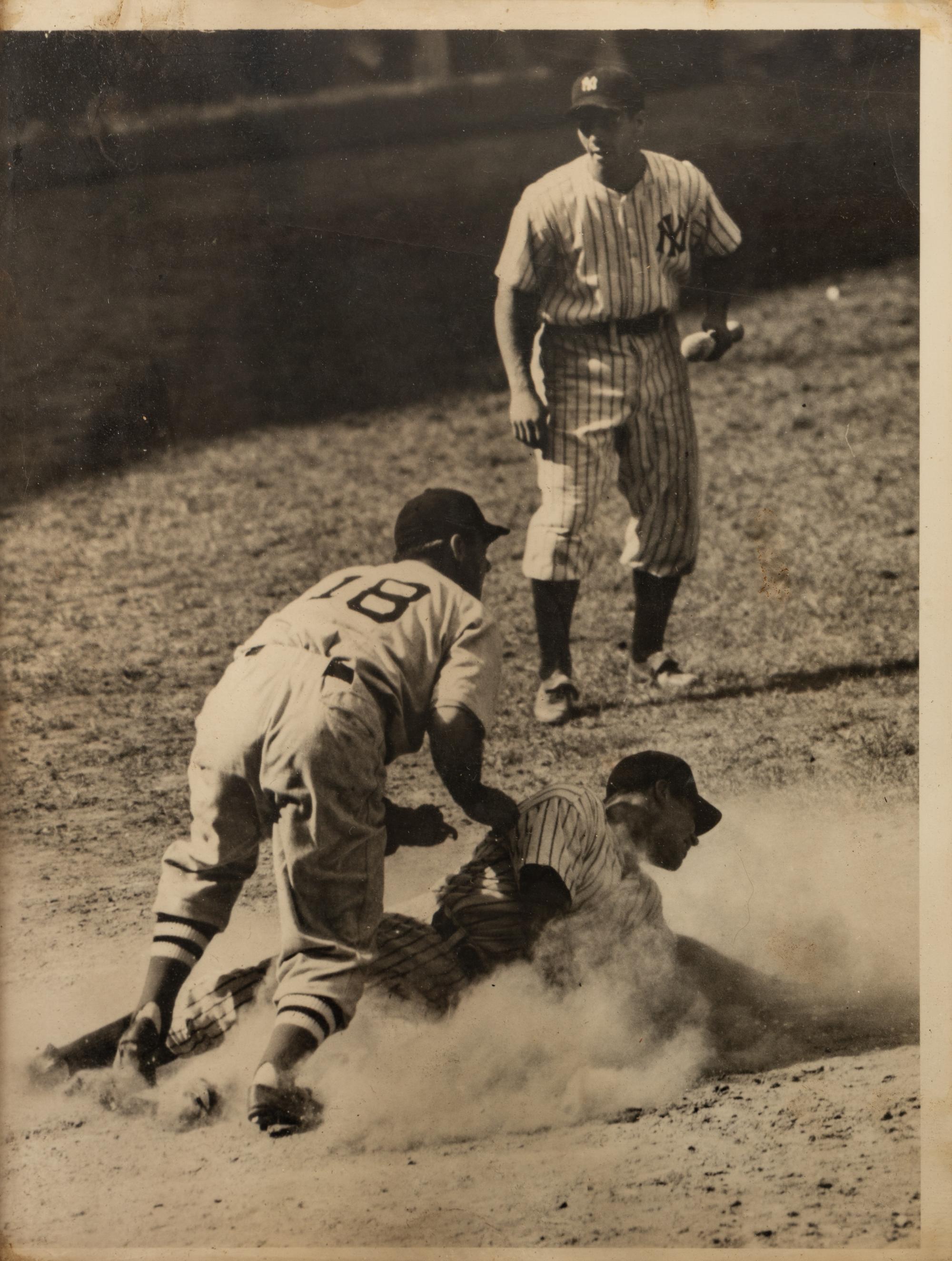 A Group of Original 1930-40s Baseball International News Photographs,