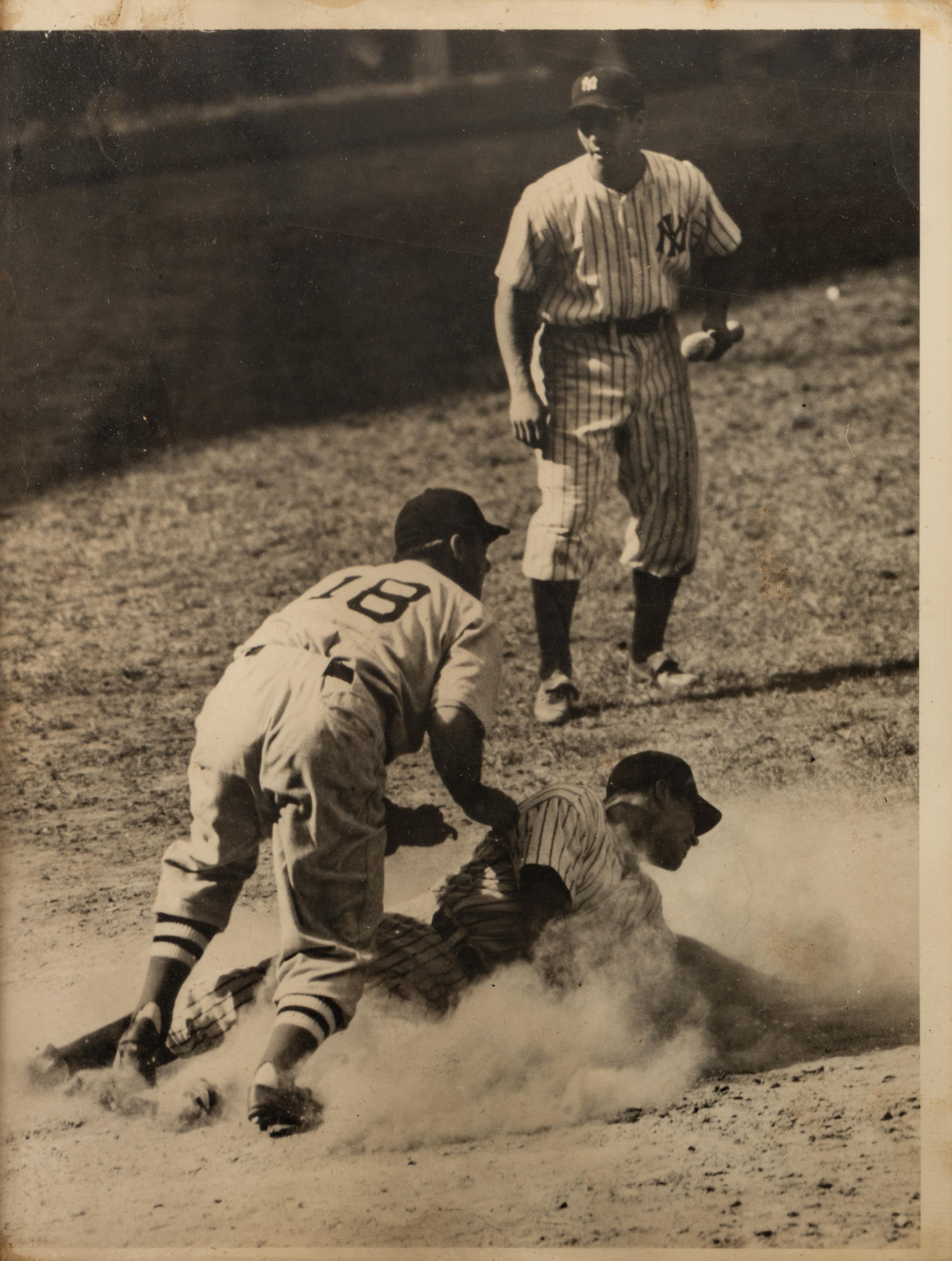 A Group of Original 1930-40s Baseball International News Photographs,