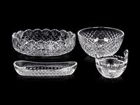 Four Waterford Cut Glass Articles