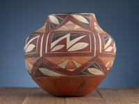 Acoma Four Color Polychrome Olla