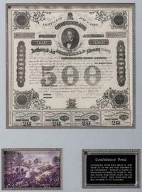 [CIVIL WAR]. A group of 11 Confederate bonds, incl. $500 and $1000 examples.
