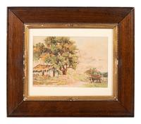 Landscape with Cottage and Wagon