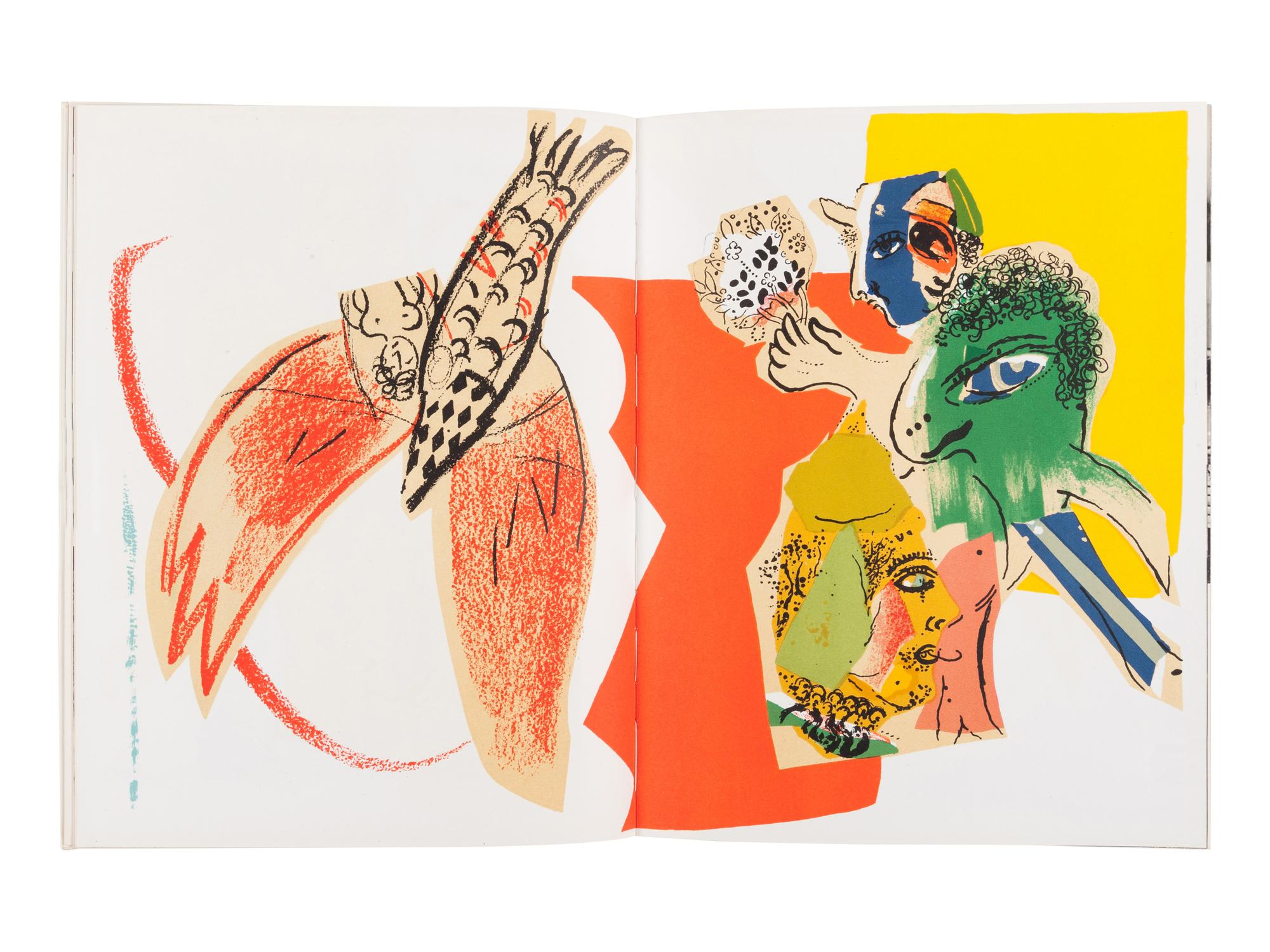 [CHAGALL, Marc (1887-1985)]. – [DA SILVA, Vieira (1908-1992)]. DI SAN LAZARRO, Gualtieri, editor. XXe Siècle. Quatre Thèmes . No. 26. Paris: XXe Siècle, 1966.