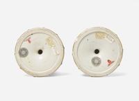 A Pair of Wedgwood Victoria Ware Candlesticks, UK, 1880s