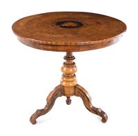 An Italian Marquetry Tilt-Top Center Table