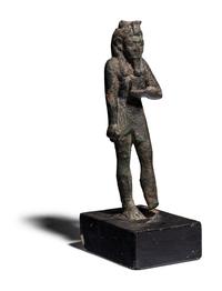 An Egyptian Bronze Figure