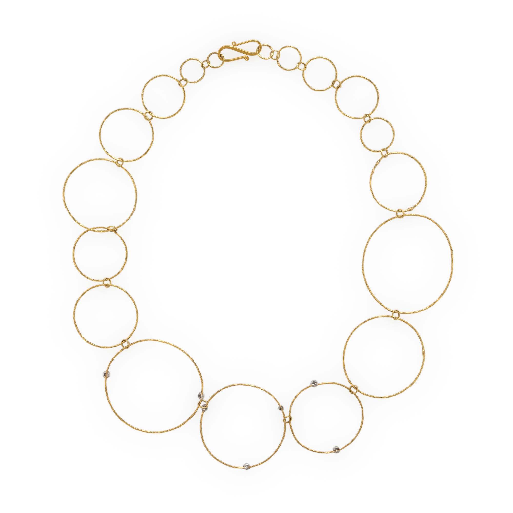 Yellow Gold and Diamond Necklace