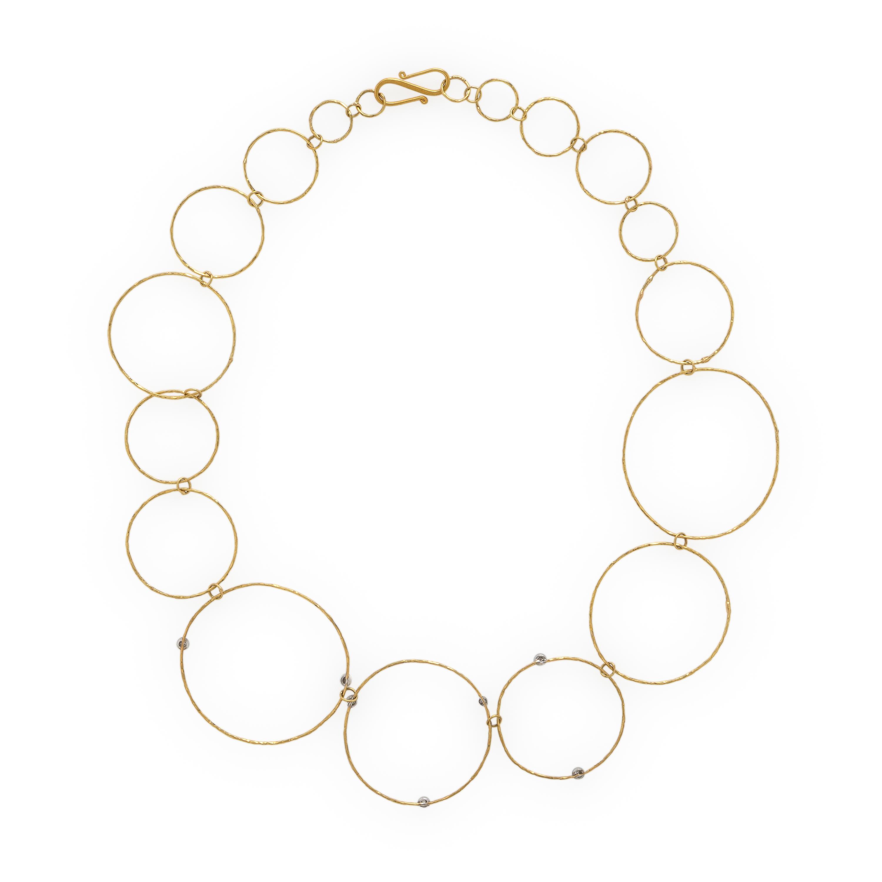 Yellow Gold and Diamond Necklace