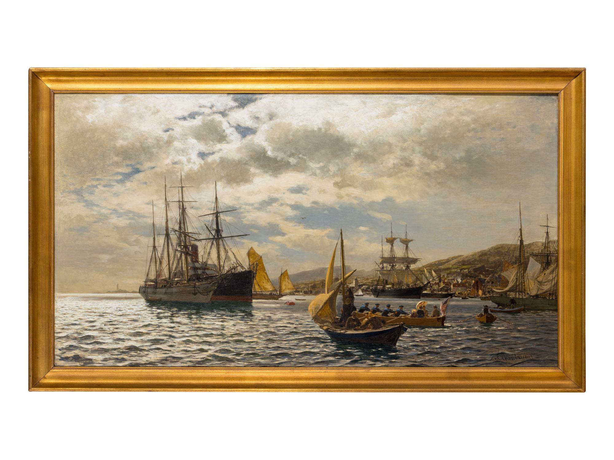 Departing for America , 1890