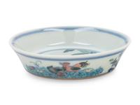 A Small Chinese Doucai Porcelain Dish