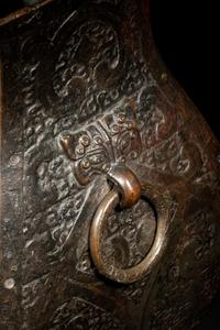 A Chinese Archaistic Bronze Vase , Fanghu