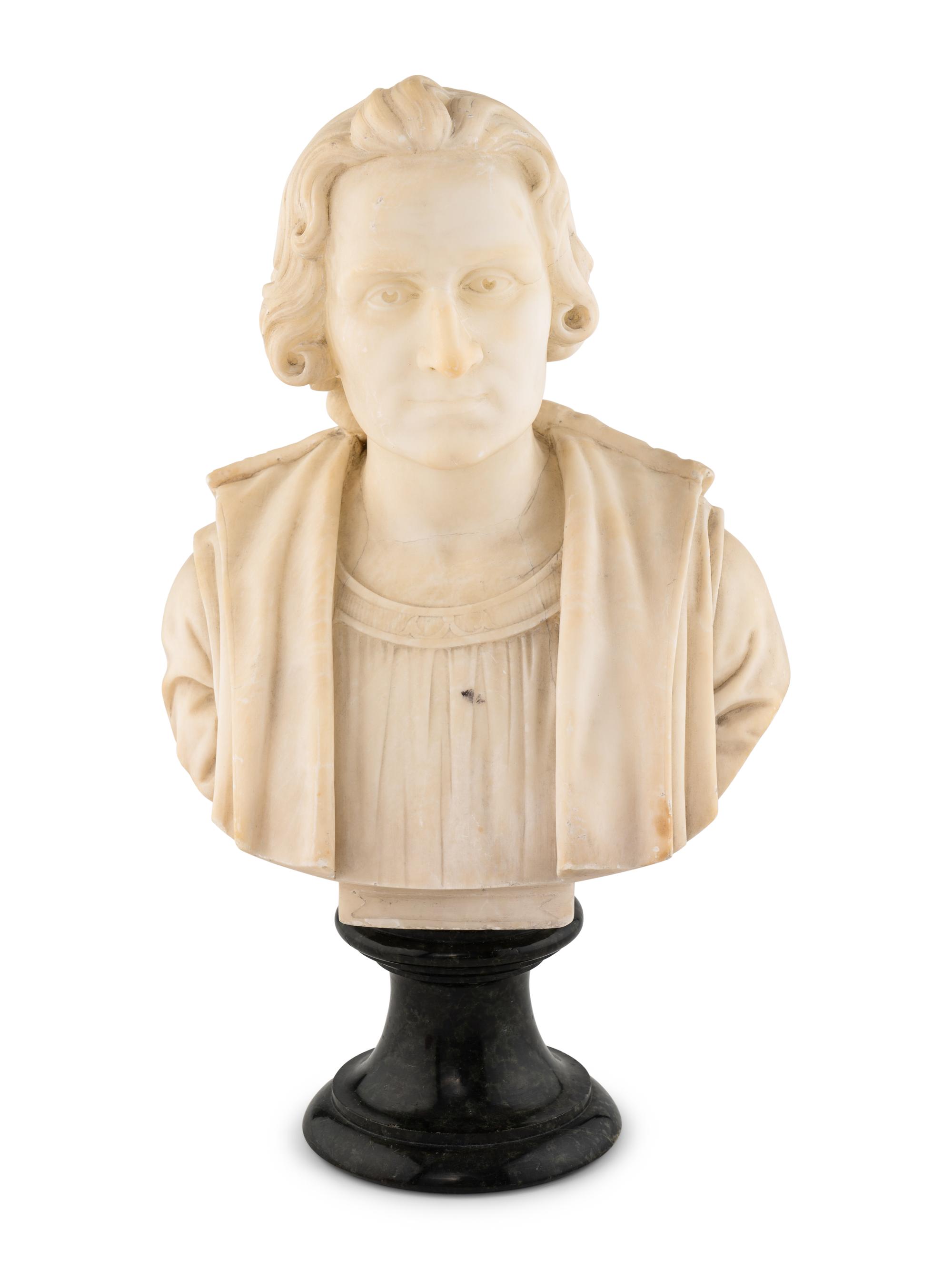 A Continental Marble Bust