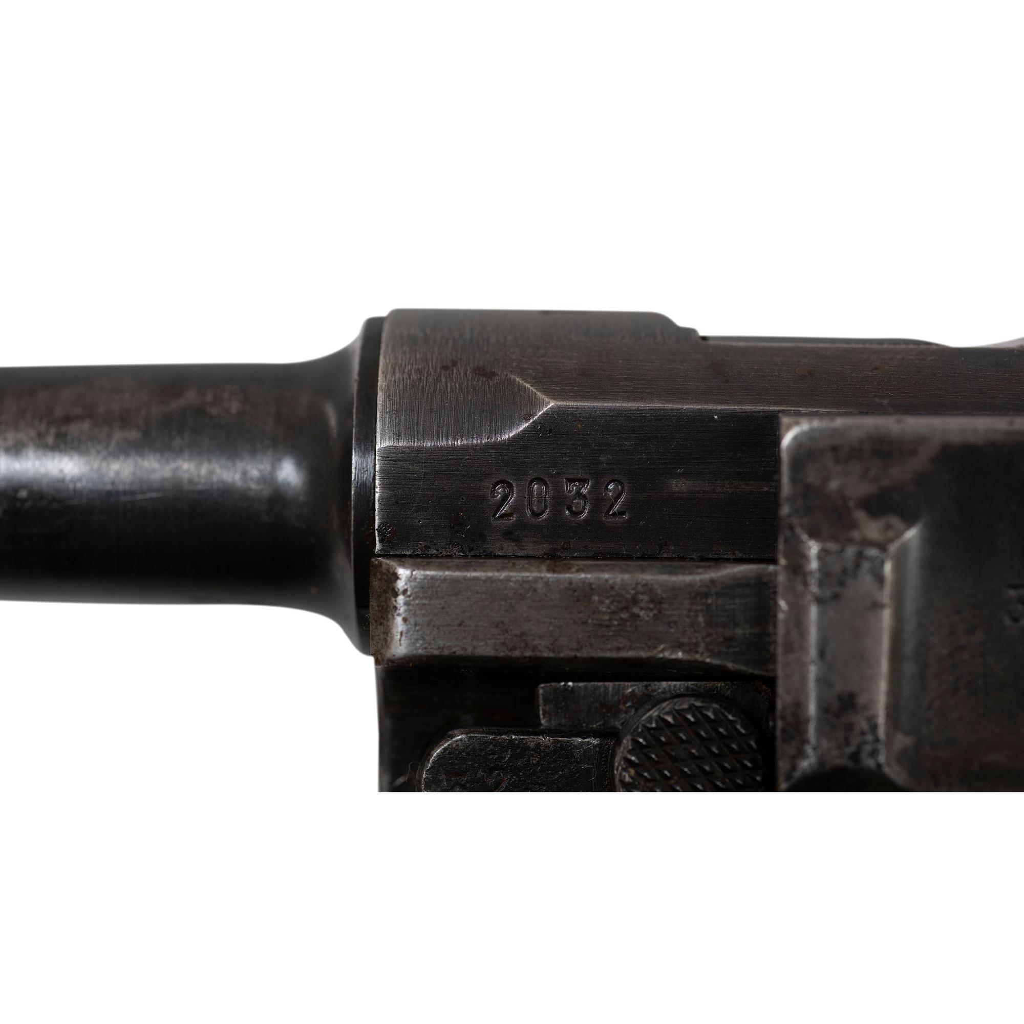 ** 42 Code 1938 Dated P.08 Luger in Holster with Two Magazines