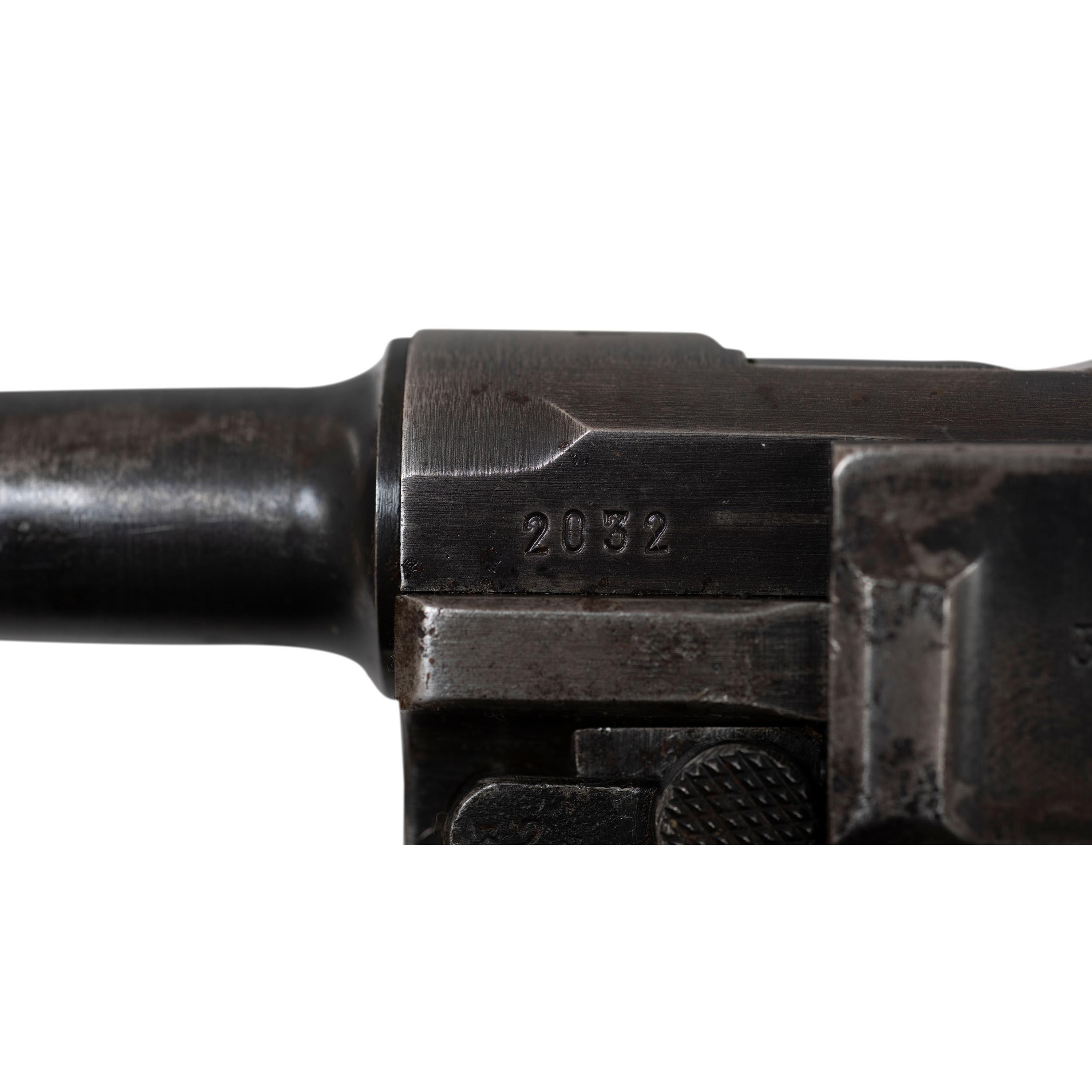 ** 42 Code 1938 Dated P.08 Luger in Holster with Two Magazines