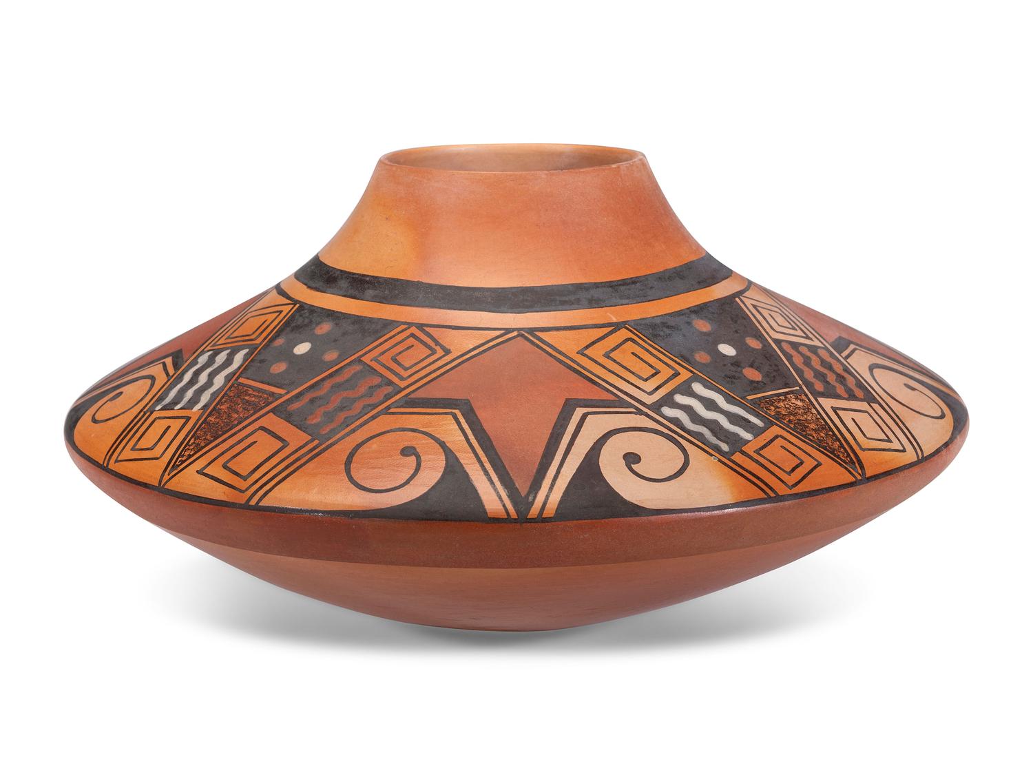 Polychrome Pottery Vase