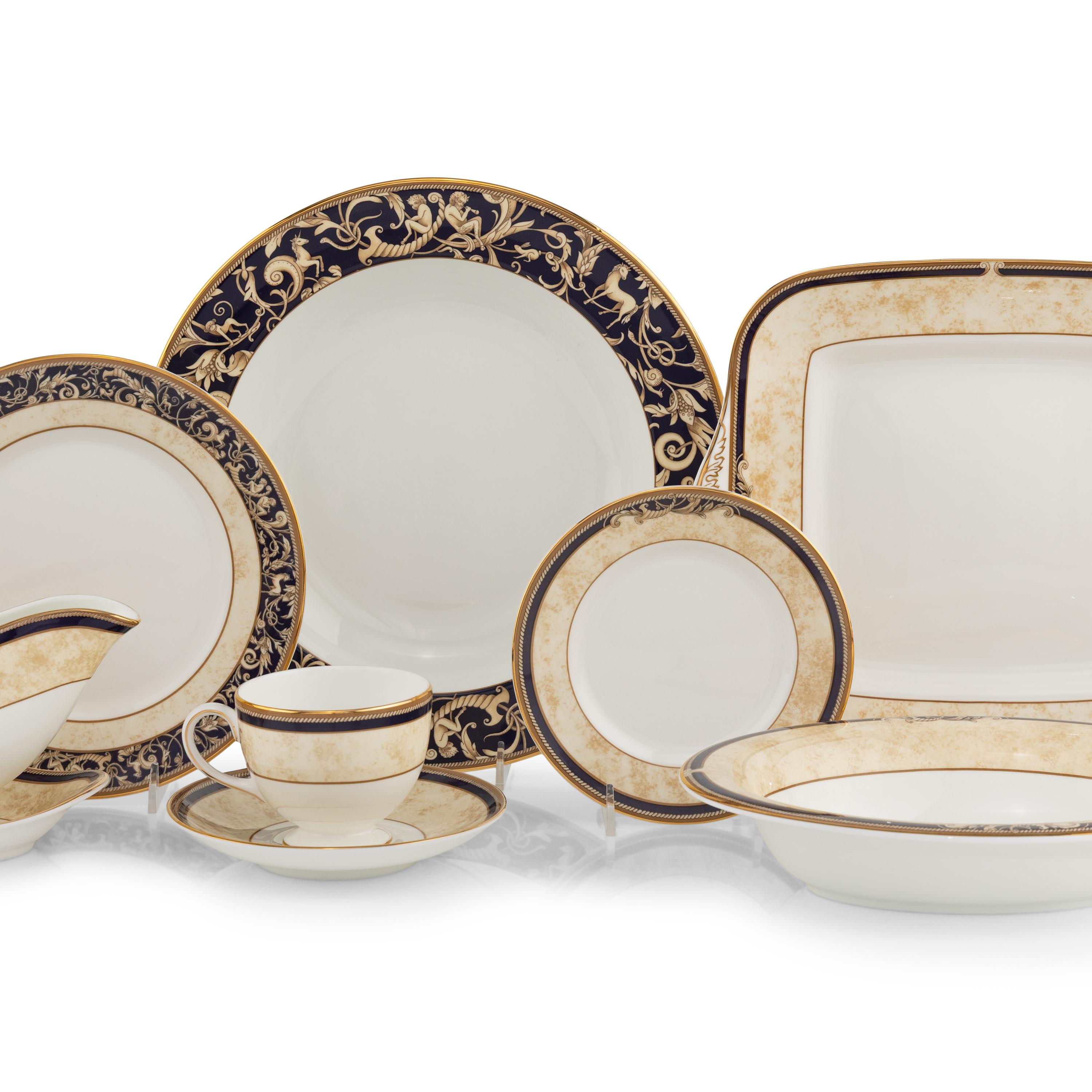 A Wedgwood Cornucopia Porcelain Dinner Service