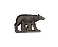A Roman Bronze Relief of Romulus and Remus
