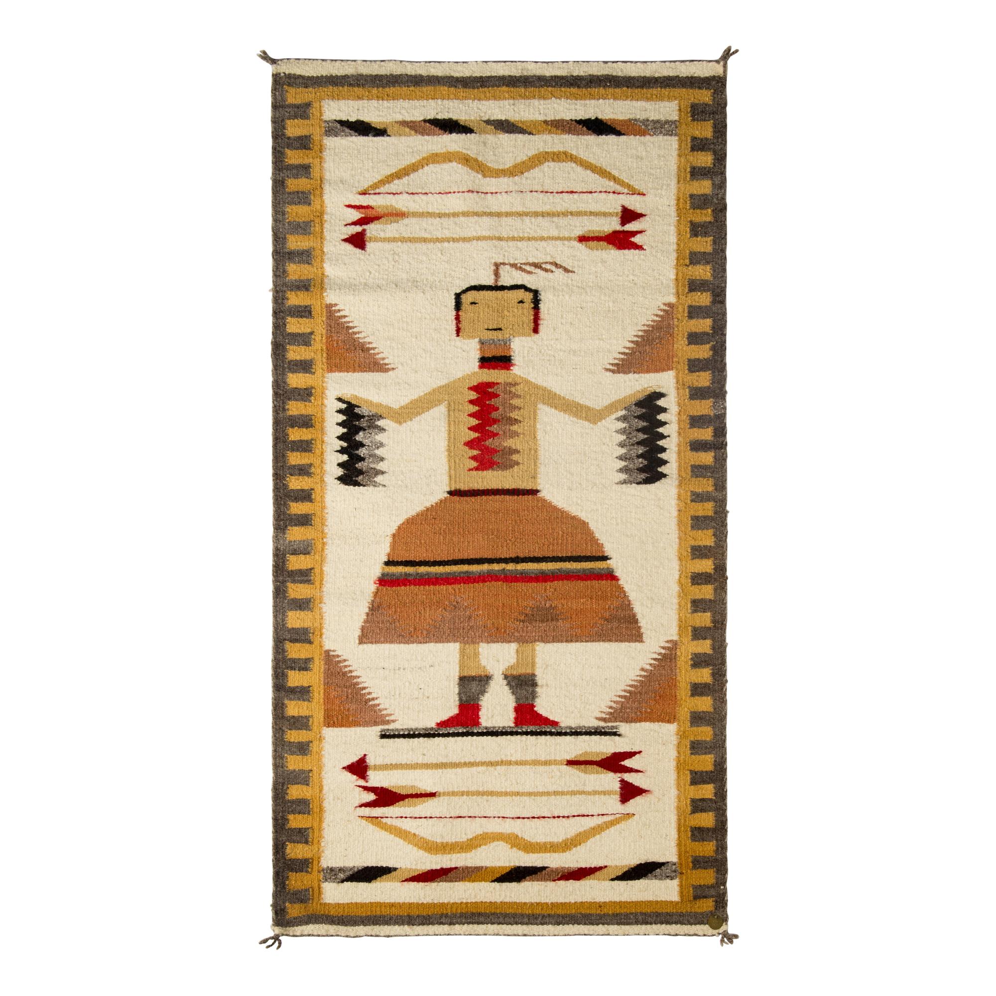 Navajo Pictorial Weaving, Holy Person [Rug]