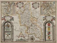 SPEED, John. A group of 2 regional maps of England with hand-coloring in wash and outline, comprising: