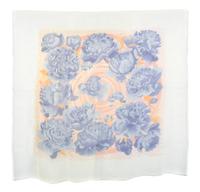 An Hermes Silk Chiffon Scarf, 42 x 42 inches.