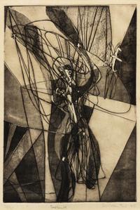 Stanley William Hayter, (British, 1901-1988), Descente, 1945