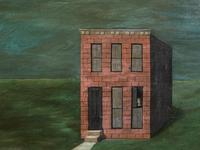 The Mysterious Stranger (Man, House, and Lady)