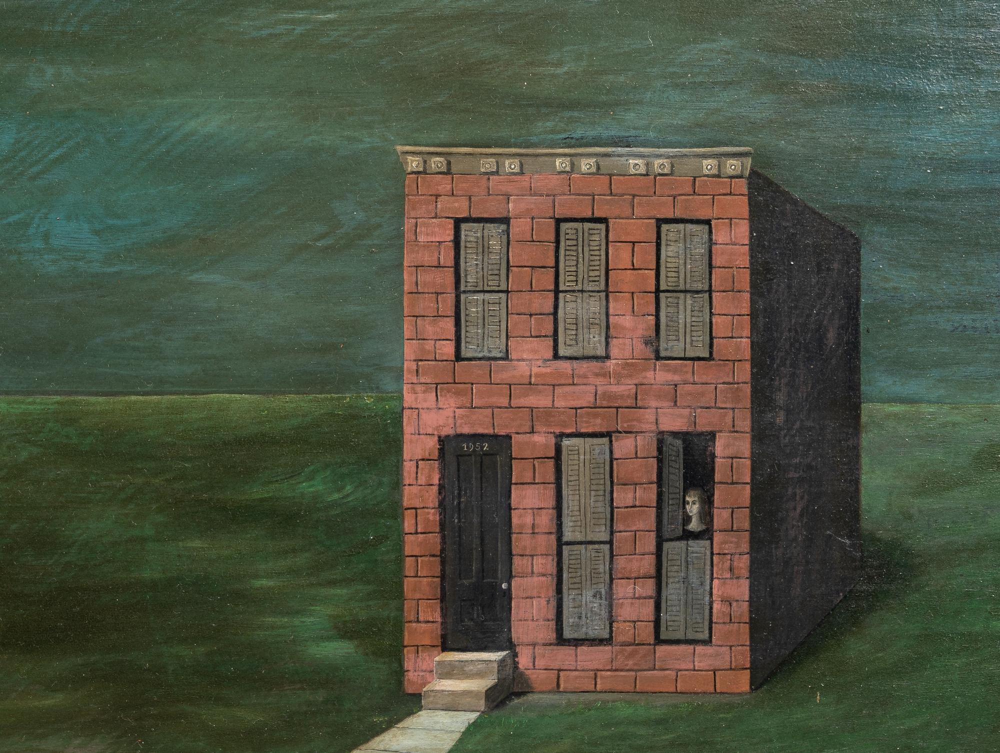 The Mysterious Stranger (Man, House, and Lady)
