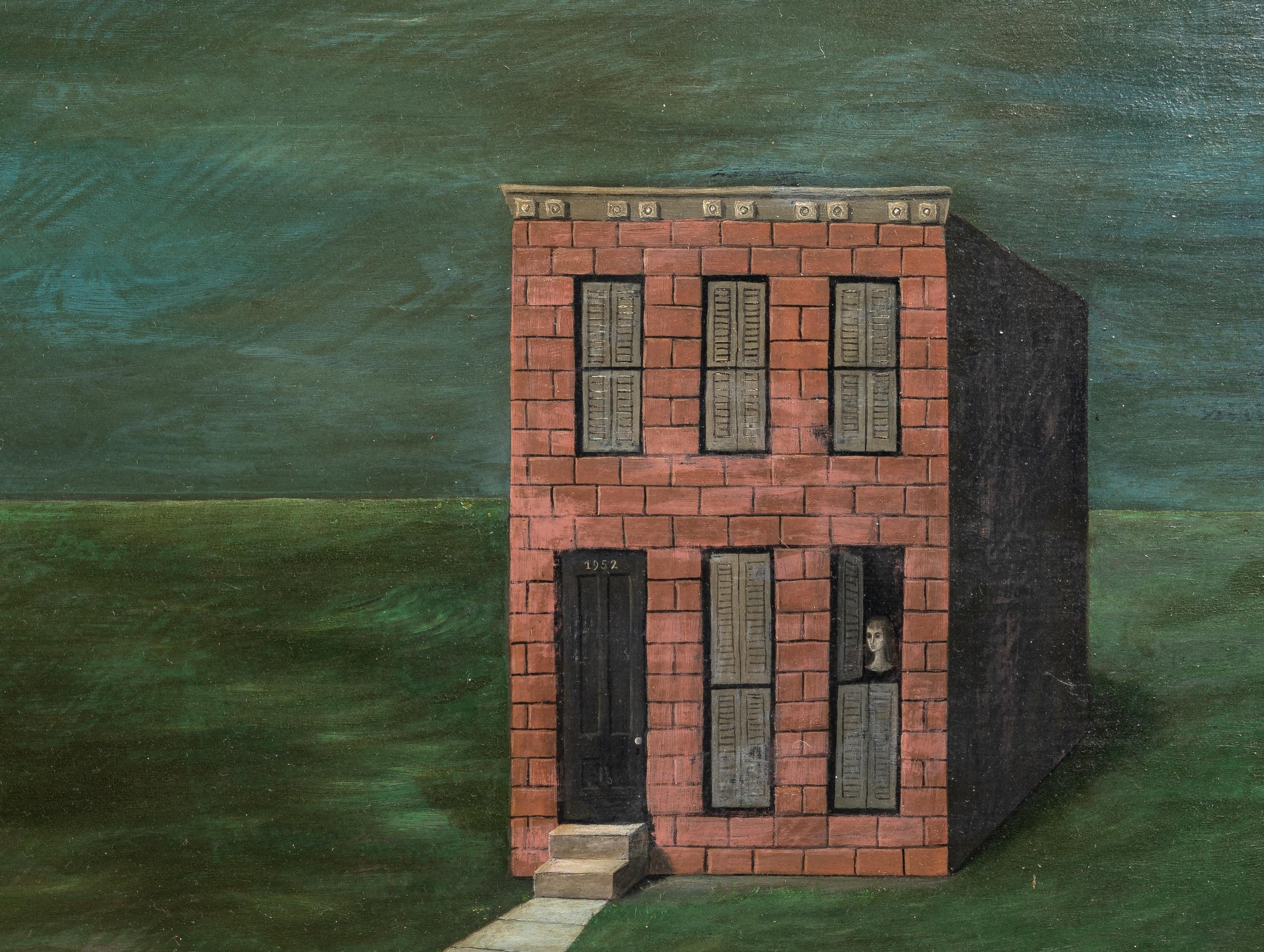 The Mysterious Stranger (Man, House, and Lady)