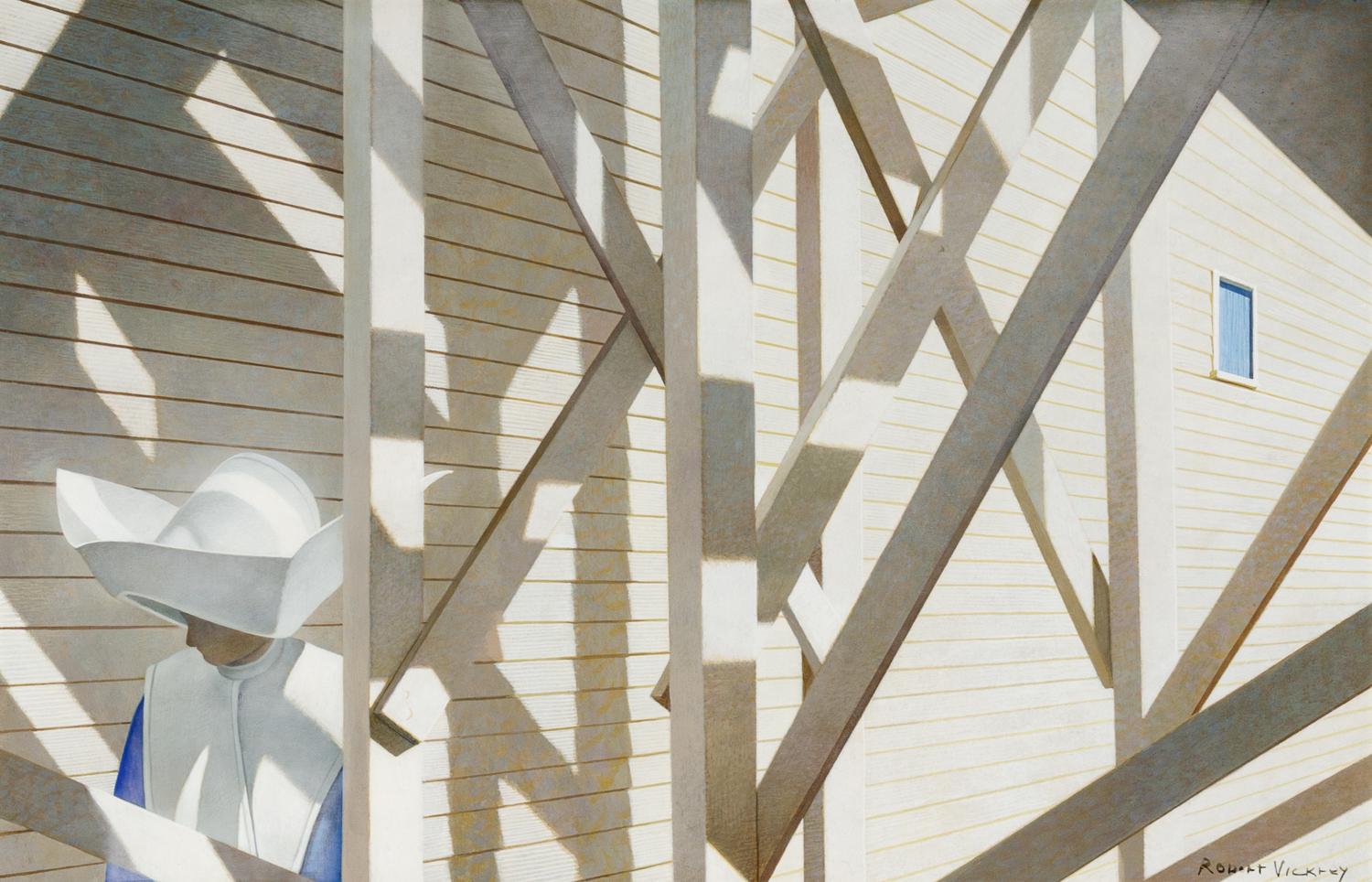 Nun in Morning Lines/ Slanting Lines