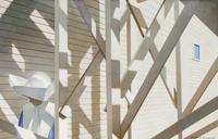 Nun in Morning Lines/ Slanting Lines