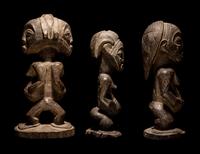 Three Baule Wood Figures