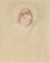 Margot in a Pale Rose Hat , c. 1902-1903