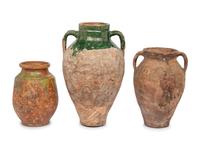 Three Pottery Jars