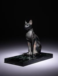 An Egyptian Bronze Cat
