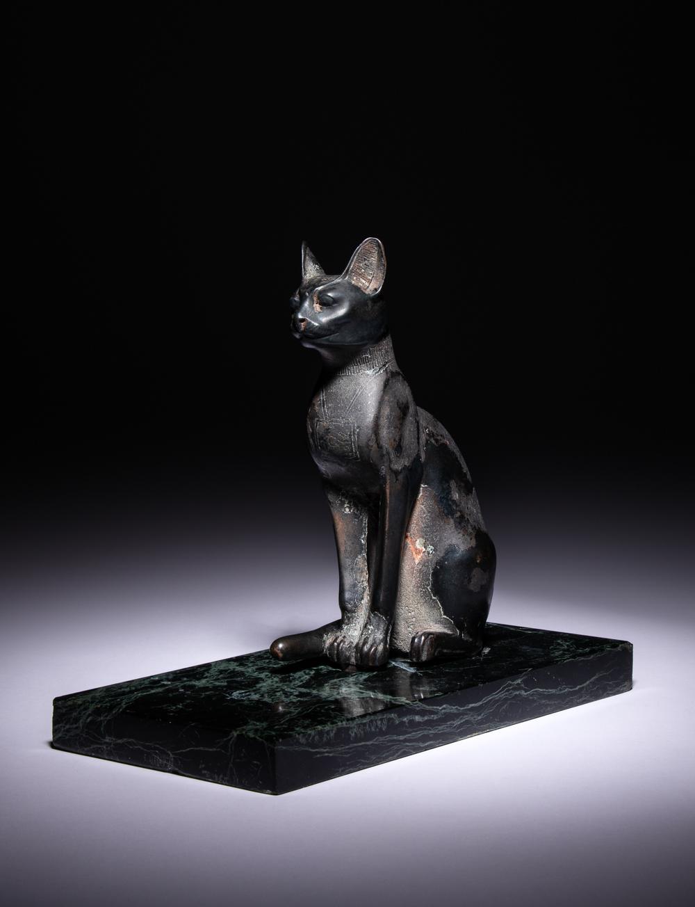 <div>An Egyptian Bronze Cat</div>
