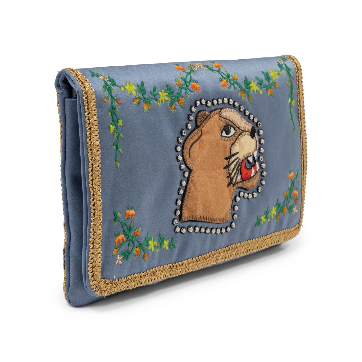 GUCCI, EMBELLISHED "GUCCIFICATION" CLUCH