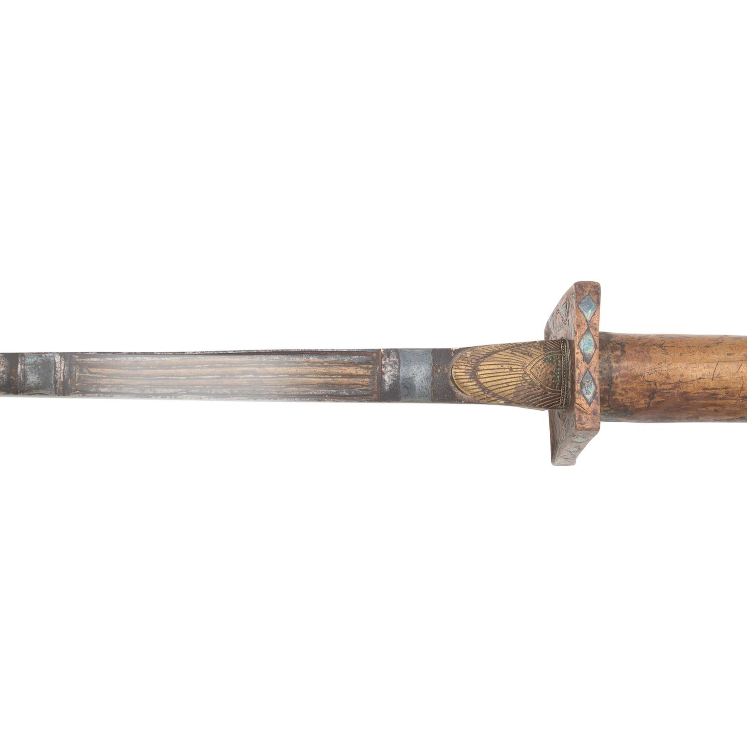19th Century Nepalese or Bangali Ram Dao Sacrificial Sword