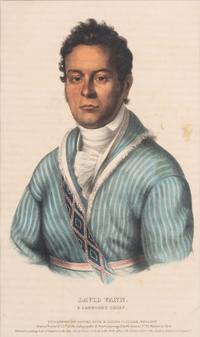 [McKENNEY & HALL]. A group of 4 large folio hand-colored lithographs of Cherokee. 1837-1843.