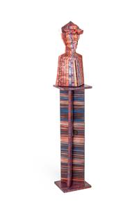 Untitled (Rainbow Window Pane Man in Kaleodescope Glasses)