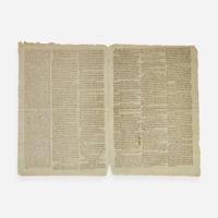 [American Revolution] [Arnold, Benedict] Group of 2 Newspapers on the Treason of Benedict Arnold