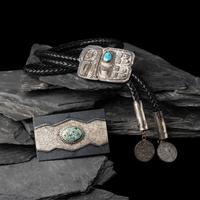 Northwest Coast and Navajo Silver and Turquoise Men's Wear Jewelry