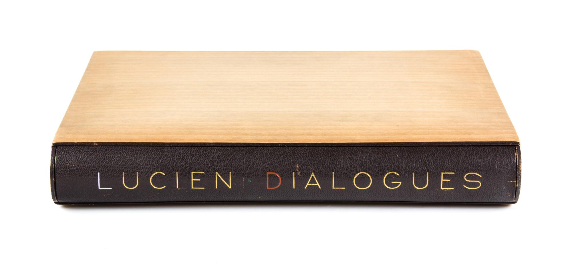 (LAURENS, HENRI) LUCIEN DE SAMOSATE [LUCIAN]. Dialogues. Paris, [1951]. Limited. Bound by Robert Bonfils. Signed.